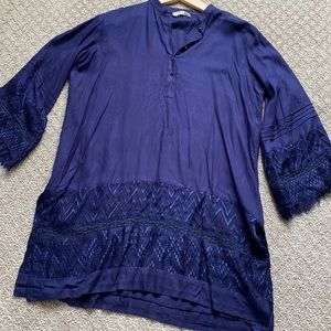Blue Pakistani kurta